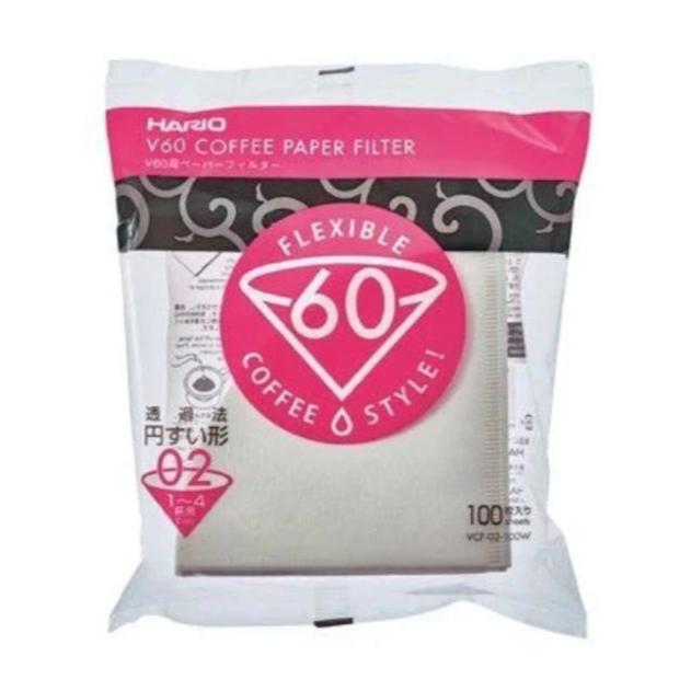 Hario 2-Cup V60 Drip Filter Papers (100pcs)