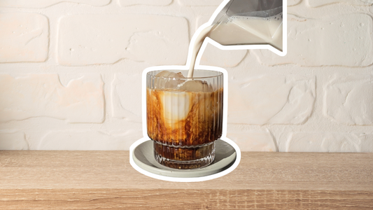 Refreshing iced coffee made with Outdoor Brew Caramel Dunes blend — smooth caramel-flavored specialty coffee roasted in Sydney's Eastern Suburbs, perfect cold brew for summer, beach days, or post-surf pick-me-ups.