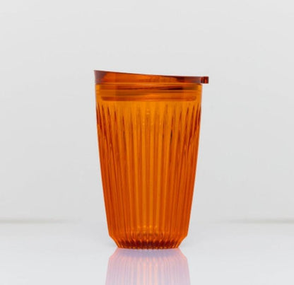 Huskee Renew Cup with Lid 12oz (350ml): Amber