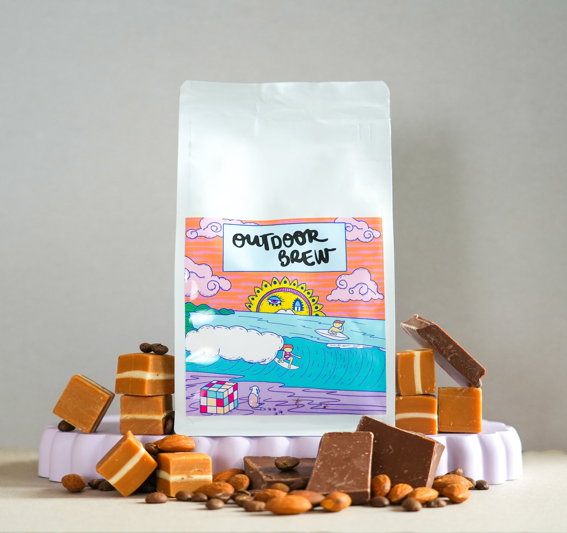 Coco Cliffs Colombian Single Origin Coffee – Bold, rich, and chocolatey with smooth caramel  and almond undertones. Perfect for espresso, filter, and AeroPress.